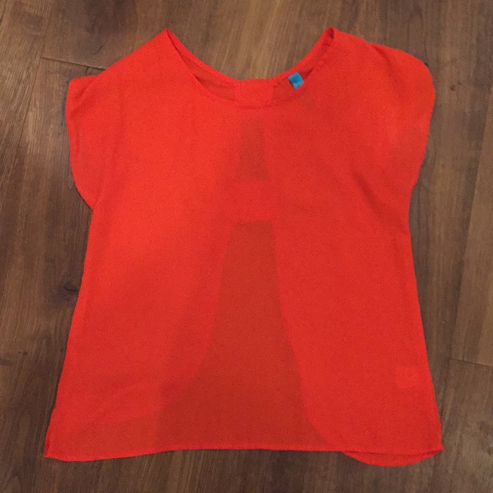 Open back blouse